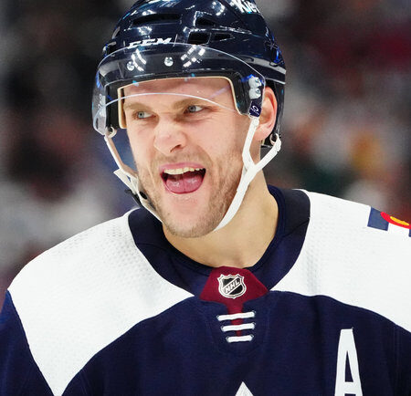 Mikko Rantanen Sports Bubble After Puck to the Face