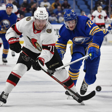 Sabres Beat Senators Thanks to Thompson’s Third-Period Goal