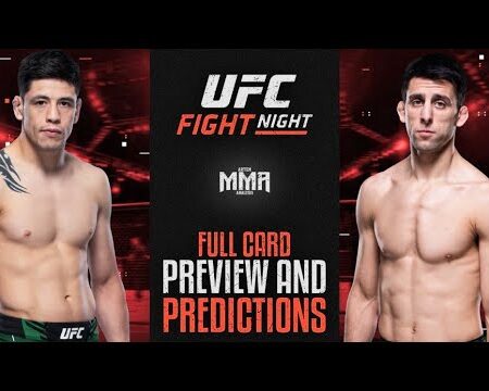 UFC Mexico City: Moreno vs. Erceg and Fight Predictions