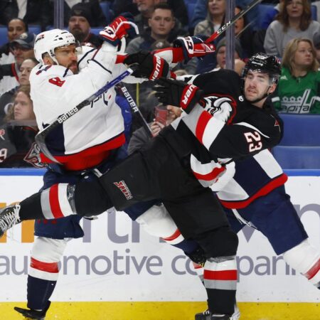 Lowly Sabres Stun East-Leading Capitals with Eight-Goal Outburst in Win