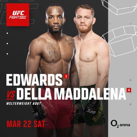 UFC London: Edwards and Brady Clash in Welterweight Showdown