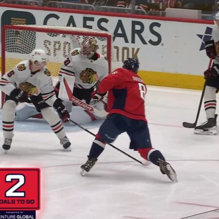 Alex Ovechkin scores goal No. 893, moves two away from breaking all-time record