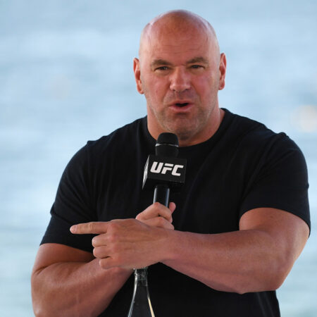 Dana White shares gruesome photo of Daniel Frunza’s torn lip following UFC Vegas 105 loss