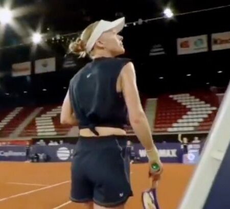 Tennis star who was cruelly told to put on deodorant by Brit player posts five-word response