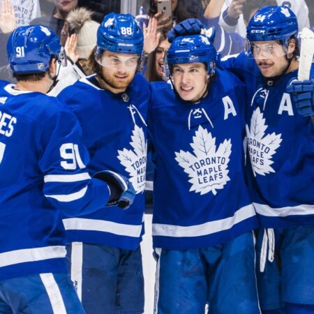 Maple Leafs Blue Line Steps Up Offensively Against Senators