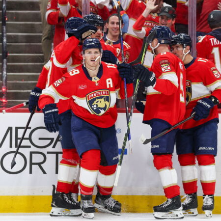 Lightning’s Hagel leaves game after high hit from Panthers’ Ekblad