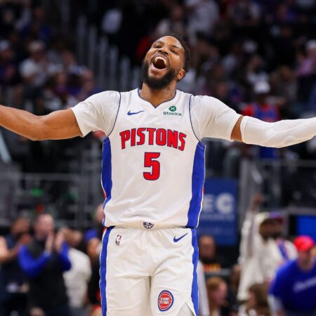Pistons’ Malik Beasley trolls Knicks’ Mikal Bridges over Game 5 playoff win