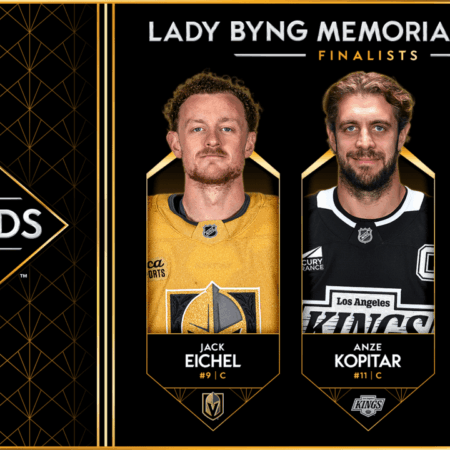 Eichel, Kopitar and Point Named Finalists for Lady Byng Trophy