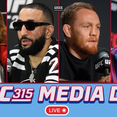 UFC 315 Media Day Live Stream and Participant Schedule