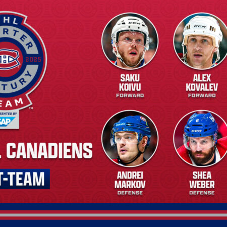 First Six Honorees Named to NHL Quarter-Century Team