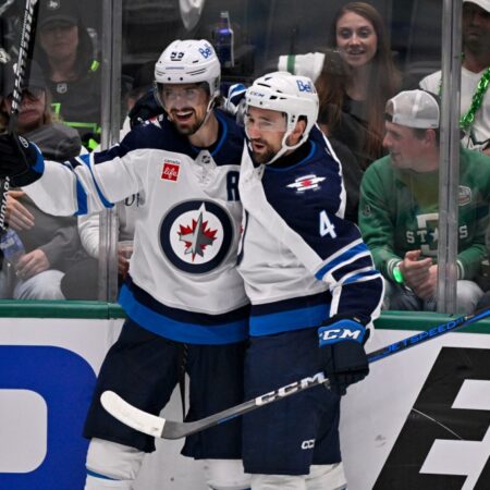 An Emotional Handshake Line Marks a Heartbreaking Day for Scheifele and the Jets