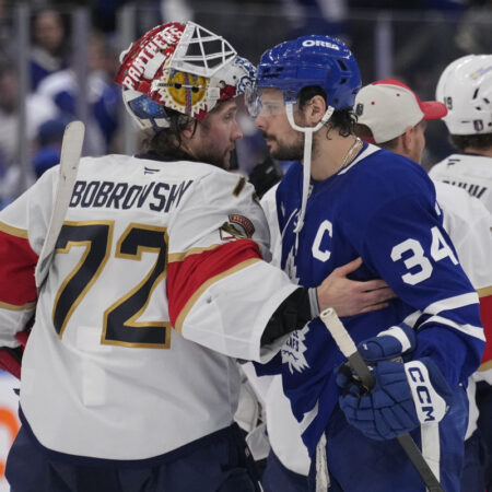 Maple Leafs` Marner, Tavares discuss future after Game 7 loss