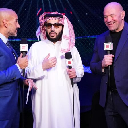 Dana White Shoots Down Rumors of Falling Out with Turki Alalshikh Over Canelo vs. Crawford Clash