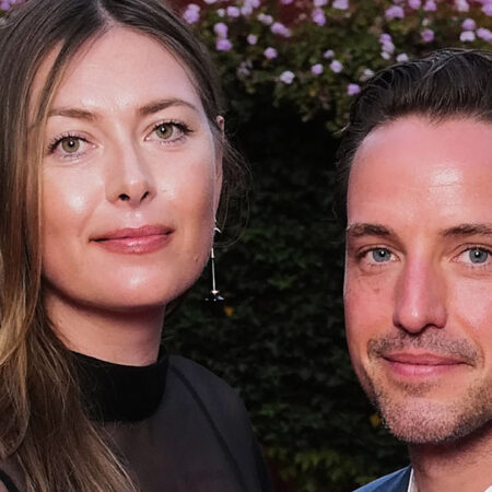 Tennis Star Maria Sharapova Stuns in Sheer Attire at Italian Anniversary Event