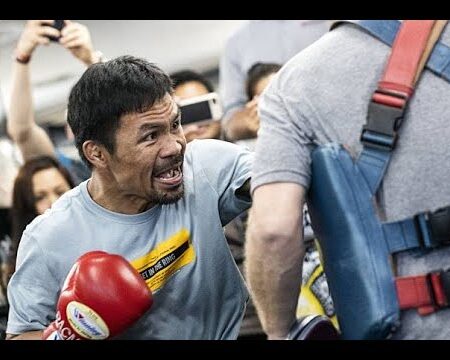 Manny Pacquiao Displays Sharp Skills Ahead of Professional Return