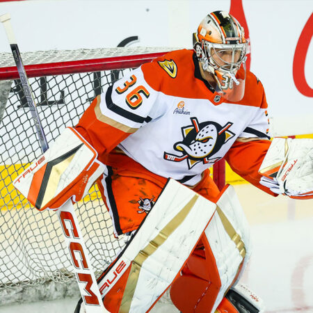 Ducks Trade Longtime Goaltender John Gibson to Detroit Red Wings