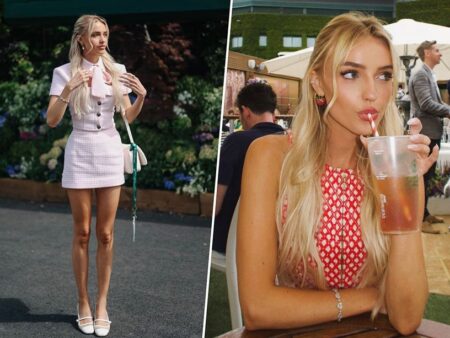 Morgan Riddle in Wimbledon ‘stress’ as model stuns in latest outfit while watching boyfriend Taylor Fritz