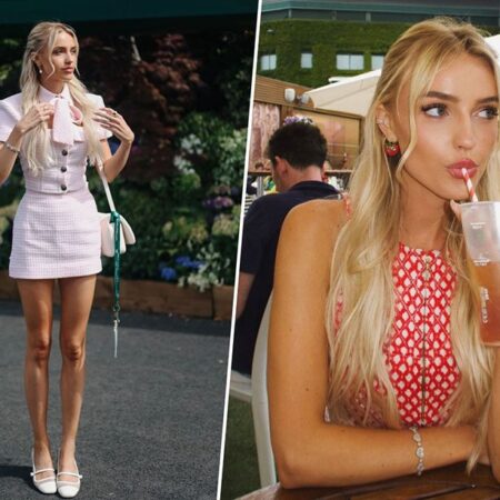 Morgan Riddle in Wimbledon ‘stress’ as model stuns in latest outfit while watching boyfriend Taylor Fritz