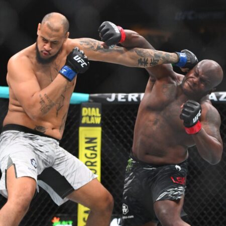 The Black Beast Unleashed: Derrick Lewis Crushes Tallison Teixeira in 35 Seconds at UFC Nashville
