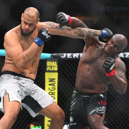 Lewis Unleashes Power, Stops Teixeira Swiftly in UFC Nashville Headliner