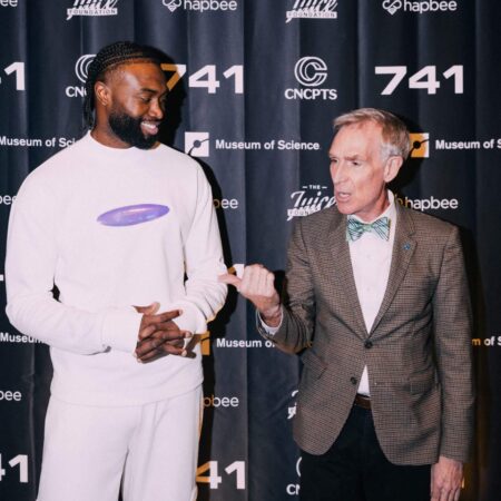 When Science Meets Swish: Jaylen Brown Honors Bill Nye on the Hollywood Walk of Fame