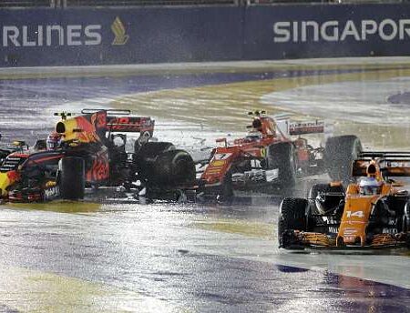 Marina Bay Mayhem: Fernando Alonso Leads Unexpected Charge as Singapore GP Kicks Off with Flames and Fervor