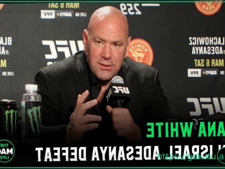 Dana White Believes Israel Adesanya Still Has Plenty of Fight Left Despite UFC Seattle Defeat