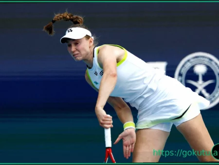 Rybakina Secures Miami Open Semifinal Spot After Triumph Over Pegula