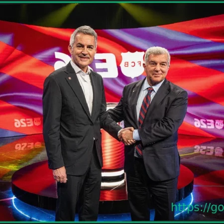 Joan Laporta and Victor Font clash in fiery last debate before Barcelona President is elected