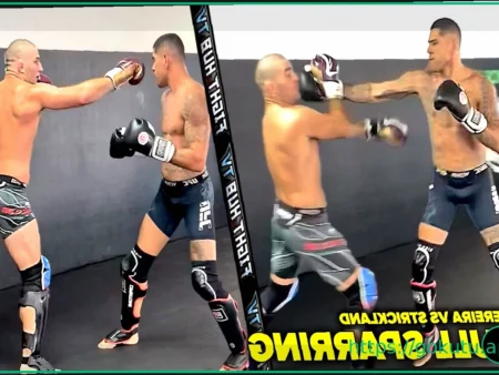 ВИДЕО | Тяжеловес Алекс Перейра обменивается ‘бомбами’ с Шоном Стриклендом в диком спарринге