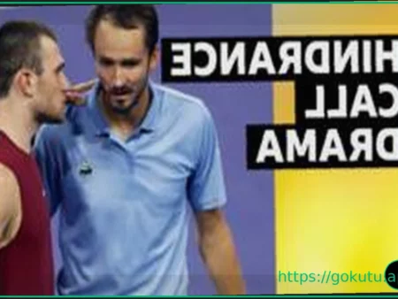 Controversial Call Mars Medvedev’s Win Over Draper at Indian Wells