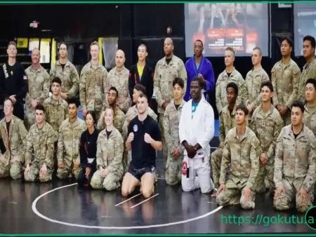 UFC Veteran Natan Levy Conducts Martial Arts Seminar for U.S. Troops at Fort Irwin