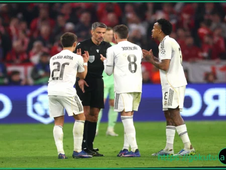 Реал Мадрид: Игроки критикуют судью за спорное удаление в матче с Баварией