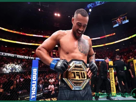 Carlos Ulberg Misplaces New UFC Championship Title, Blames Alcohol