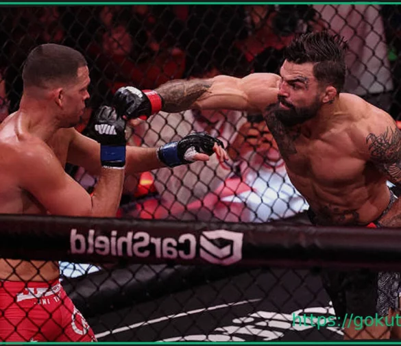 Nate Diaz Sustains Severe Cuts in Grueling Bout Against Mike Perry; MMA World Responds