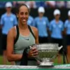 Keys beats Maria for third Eastbourne title